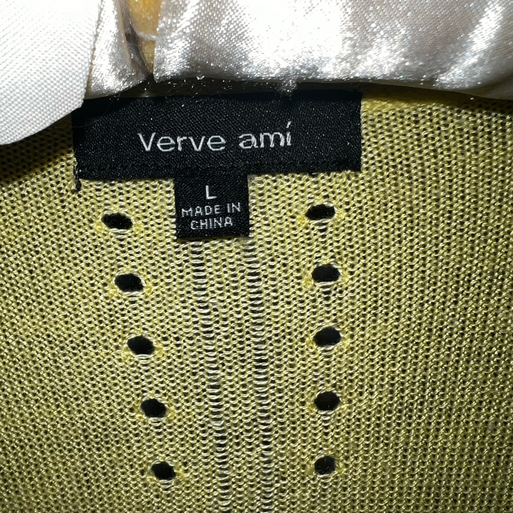 Pale yellow missys spring cardigan size large
